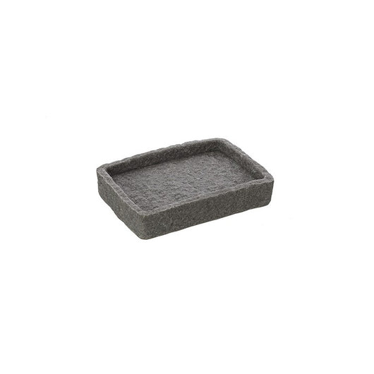 PORTA SAPONE SABBIA- Grigio 11,8x8,3xH2 cm- FERID- pezzi 1