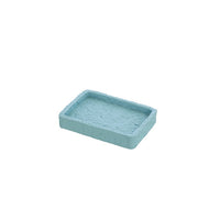 PORTA SAPONE SABBIA- Acqua marina 11,8x8,3xH2 cm- FERID- pezzi 1