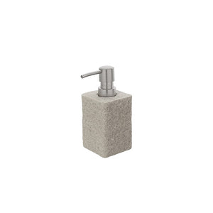 DISPENSER SAPONE SABBIA- Beige  7x7xH.15 cm- FERID- pezzi 1