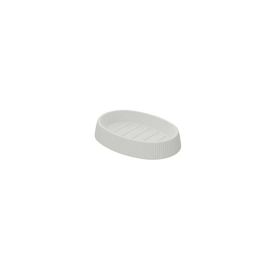 PORTA SAPONE LONDON- Bianco 12,5 x 9 x H2,4 cm- FERID- pezzi 1