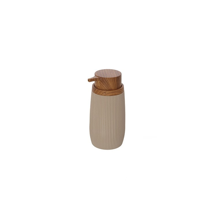 DISPENSER SAPONE LONDON- Beige Diam. 8 x H.15,8 cm- FERID- pezzi 1