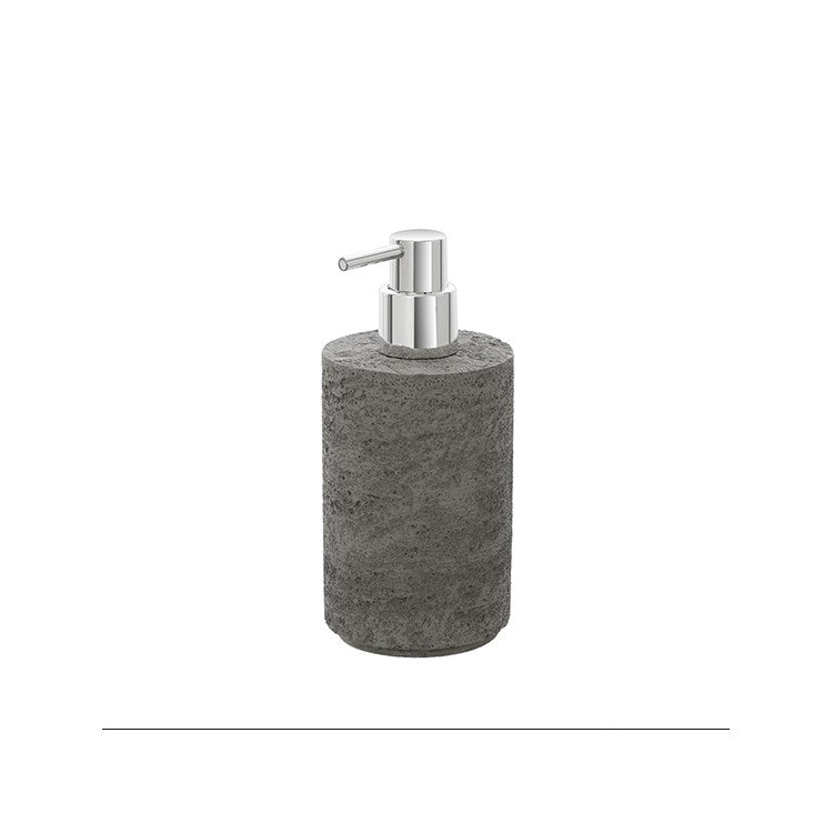 DISPENSER SAPONE ARIZONA- Grigio Diam. 8 x H.18 cm- FERID- pezzi 1