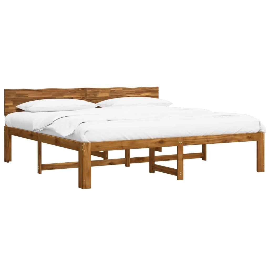 Letto matrimoniale con testiera ROSTOCK Naturale 180 x 200 cm 3405468