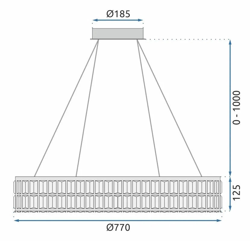 Lampada Led App1569-cp Gold 80cm