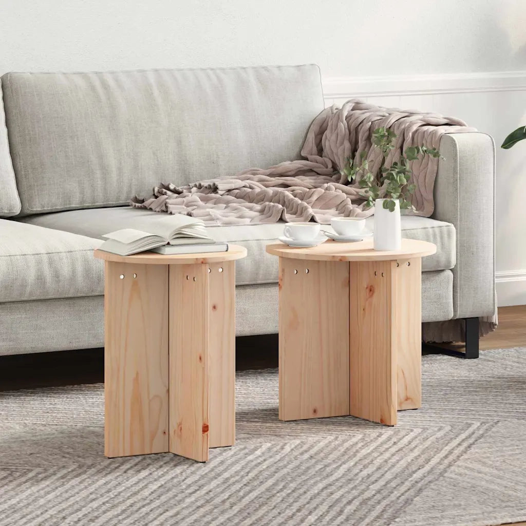 Tavolino da salotto 2 pcs Naturale 873547
