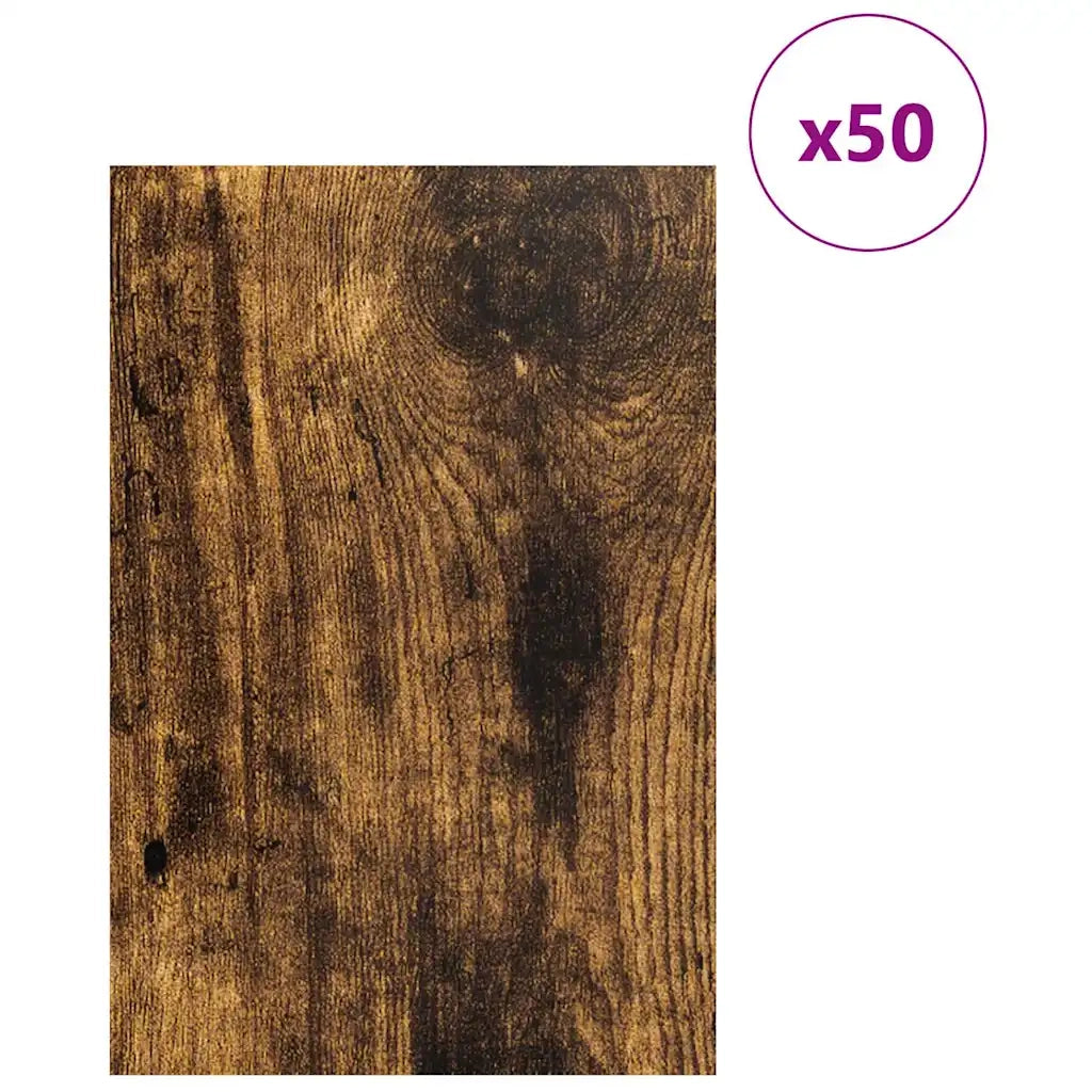 Pannelli decorativi 50 pcs Rovere fumé 40 x 60 x 0.27 cm 885608