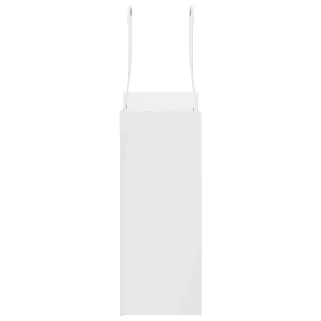 Sacchetti di Carta 50 pz con Manici Bianchi 15x8x21 cm