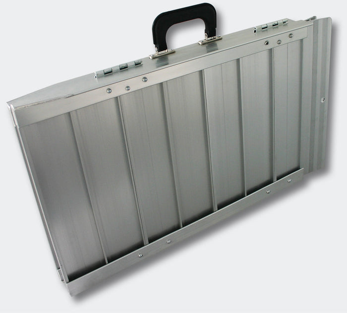 Rampa per valigia per sedia a rotelle pieghevole in alluminio 120 cm 270 kg massimo 3416020