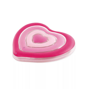 MATERASSINO GONFIABILE ISOLA 'CUORE' cm 168 x 142  - INTEX