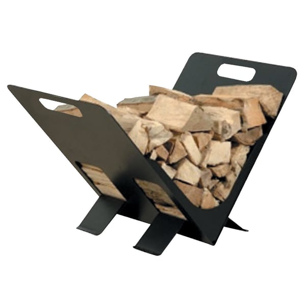 PORTALEGNA MODERNO PER CAMINO cm 38x30x27h - MADE IN ITALY