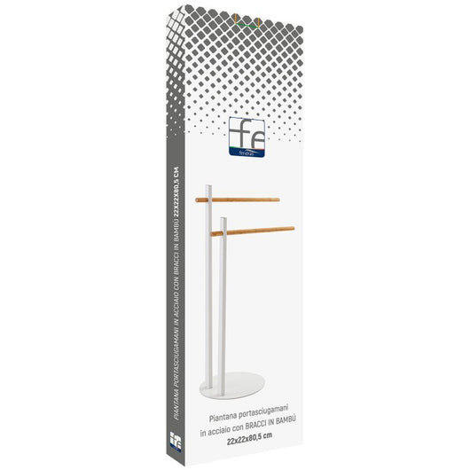 PIANTANA PORTASCIUGAMANI BRACCI BAMBOO- Bianca bracci bamboo- FERID- pezzi 1