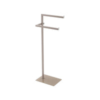 PIANTANA PORTASCIUGAMANI CON BASE VETRO COLOR- Tortora- FERID- pezzi 1