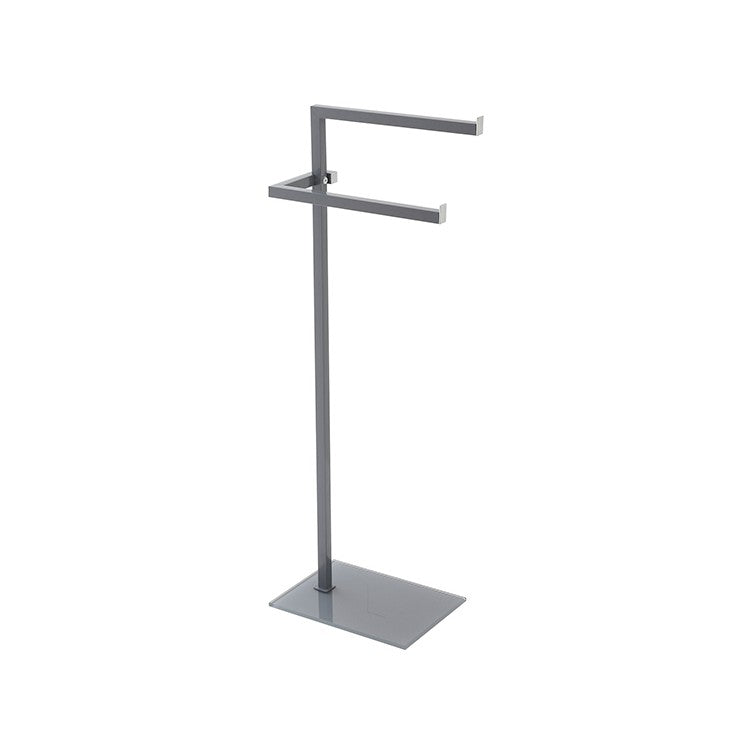 PIANTANA PORTASCIUGAMANI CON BASE VETRO COLOR- Griglia- FERID- pezzi 1