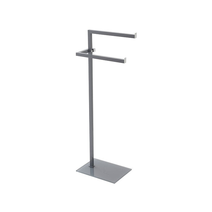 PIANTANA PORTASCIUGAMANI CON BASE VETRO COLOR- Griglia- FERID- pezzi 1