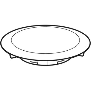 TAPPO PER PILETTA GEBERIT D.90- Diam. est. 115 mm Nero opaco- GEBER- pezzi 1