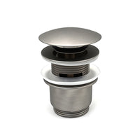 PILETTA CLICK-CLACK SENZA TROPPO PIENO- Nichel Spazzolato Opaco- RERU- pezzi 1