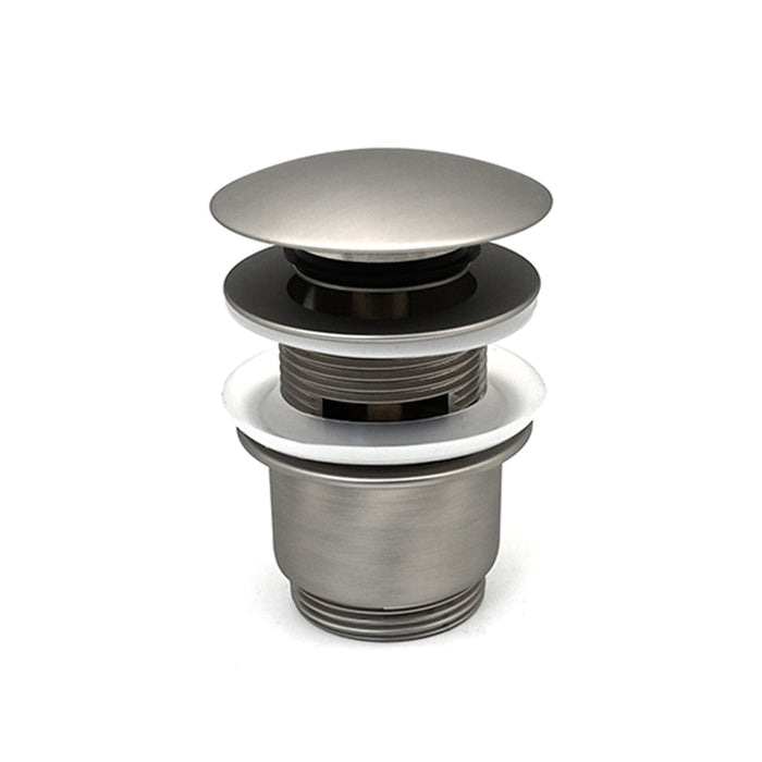 PILETTA CLICK-CLACK SENZA TROPPO PIENO- Nichel Spazzolato Opaco- RERU- pezzi 1