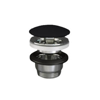 PILETTA LAVABO FEELING SENZA TROPPO PIENO- Tappo Nero Opaco- RAK- pezzi 1