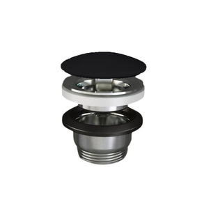 PILETTA LAVABO FEELING SENZA TROPPO PIENO- Tappo Nero Opaco- RAK- pezzi 1