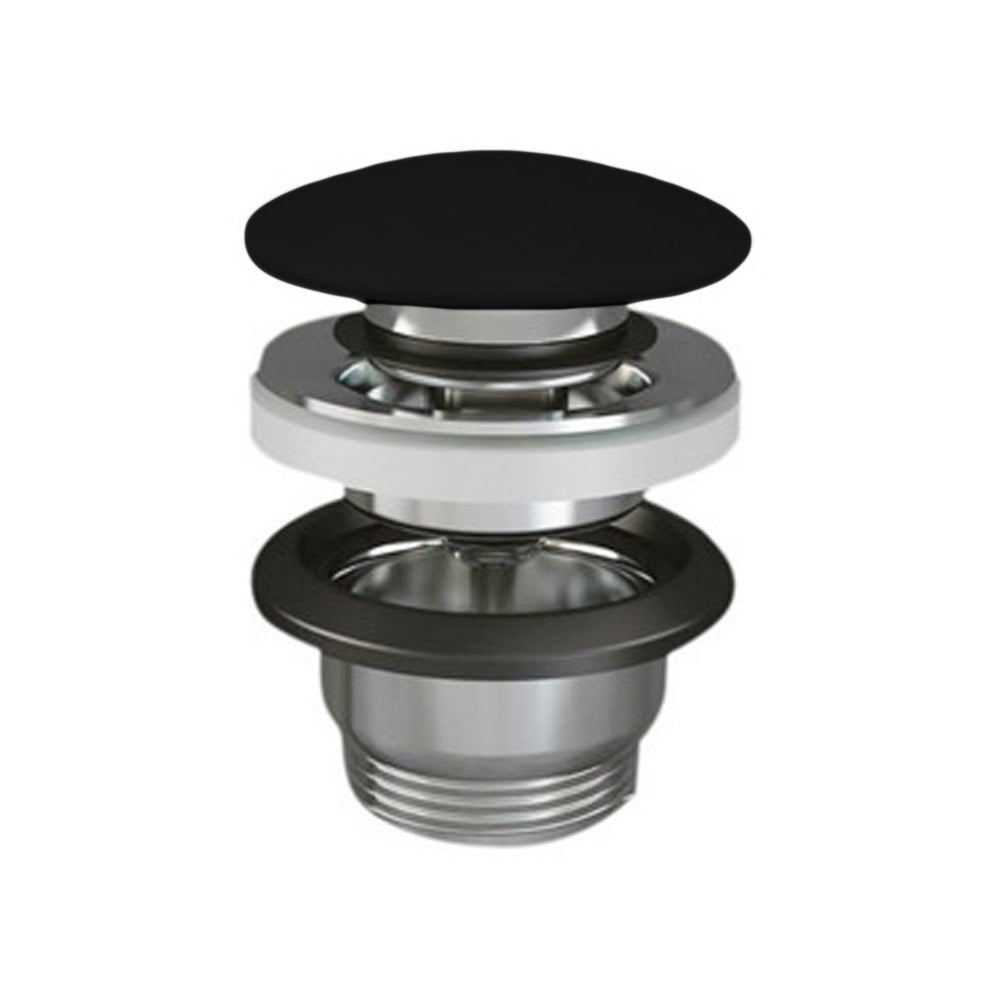 PILETTA LAVABO CLICK CLACK FEELING SENZA TROPPO PIENO- Tappo Nero Opaco- RAK- pezzi 1
