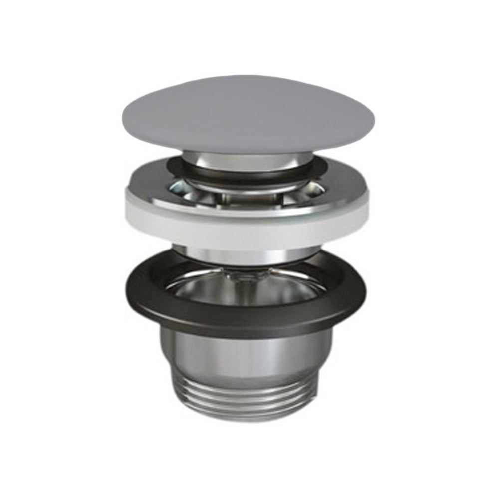 PILETTA LAVABO CLICK CLACK FEELING SENZA TROPPO PIENO- Tappo Grigio Opaco- RAK- pezzi 1