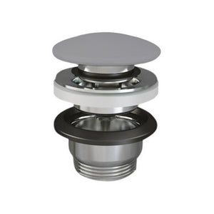 PILETTA LAVABO CLICK CLACK FEELING SENZA TROPPO PIENO- Tappo Grigio Opaco- RAK- pezzi 1