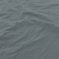 Copripiumino Matrimoniale con Sacco e Federe Linea Water Washed Grigio Chiaro