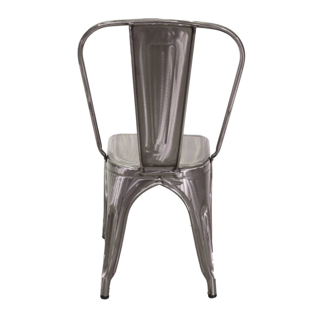 Sedia ferro new bristol galvanizzato cm 51x43h84