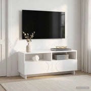 Supporto TV 90 x 34.5 x 40 cm Bianco Lucido 8011472