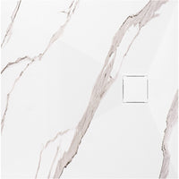 Piatto Doccia Magnum Carrara White 90x90