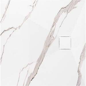 Piatto Doccia Magnum Carrara White 90x90