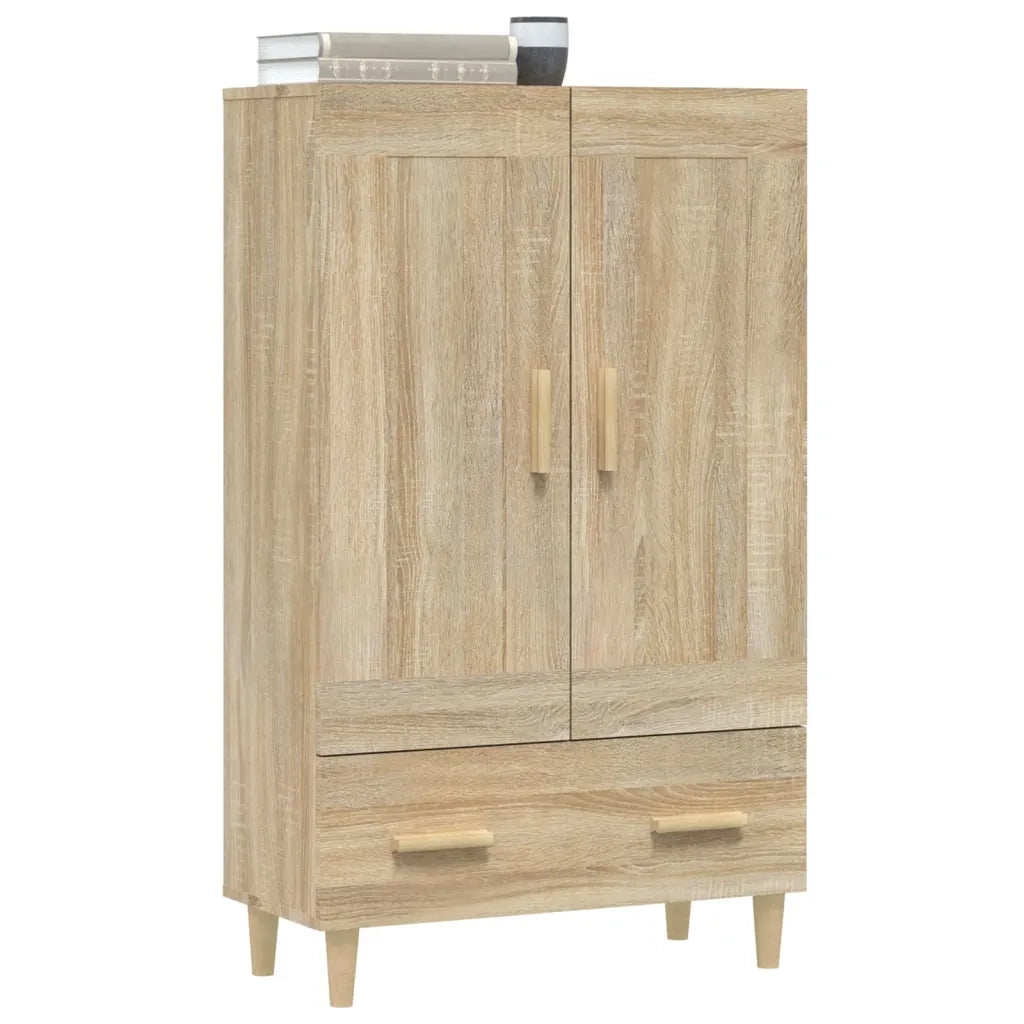 Credenza Rovere Sonoma 70x31x115 cm in Legno Multistrato cod mxl 16830