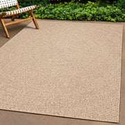 Tappeto ZIZUR 240x240 cm Aspetto Iuta per Interni ed Esterni 4006164