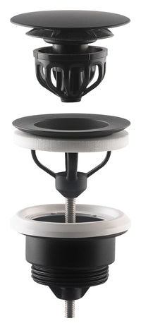 PILETTA UNIVERSALE TEA 63X11/4- D. 63 x 11/4 Nero Opaca- TEA- pezzi 1