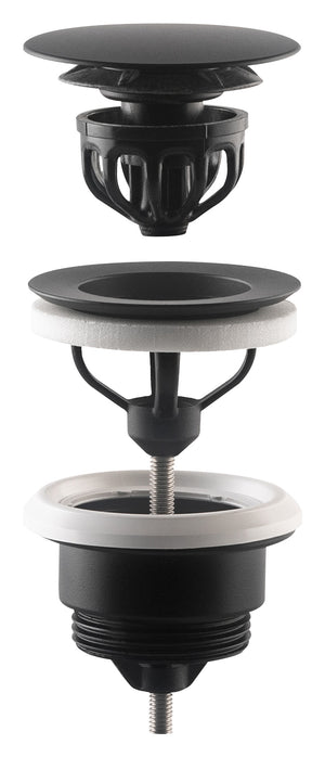 PILETTA UNIVERSALE TEA 63X11/4- D. 63 x 11/4 Nero Opaca- TEA- pezzi 1