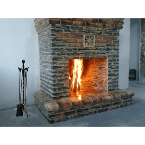 GRUPPO CAMINO TORCIGLIONE CON POMOLO H. cm 70 - MADE IN ITALY