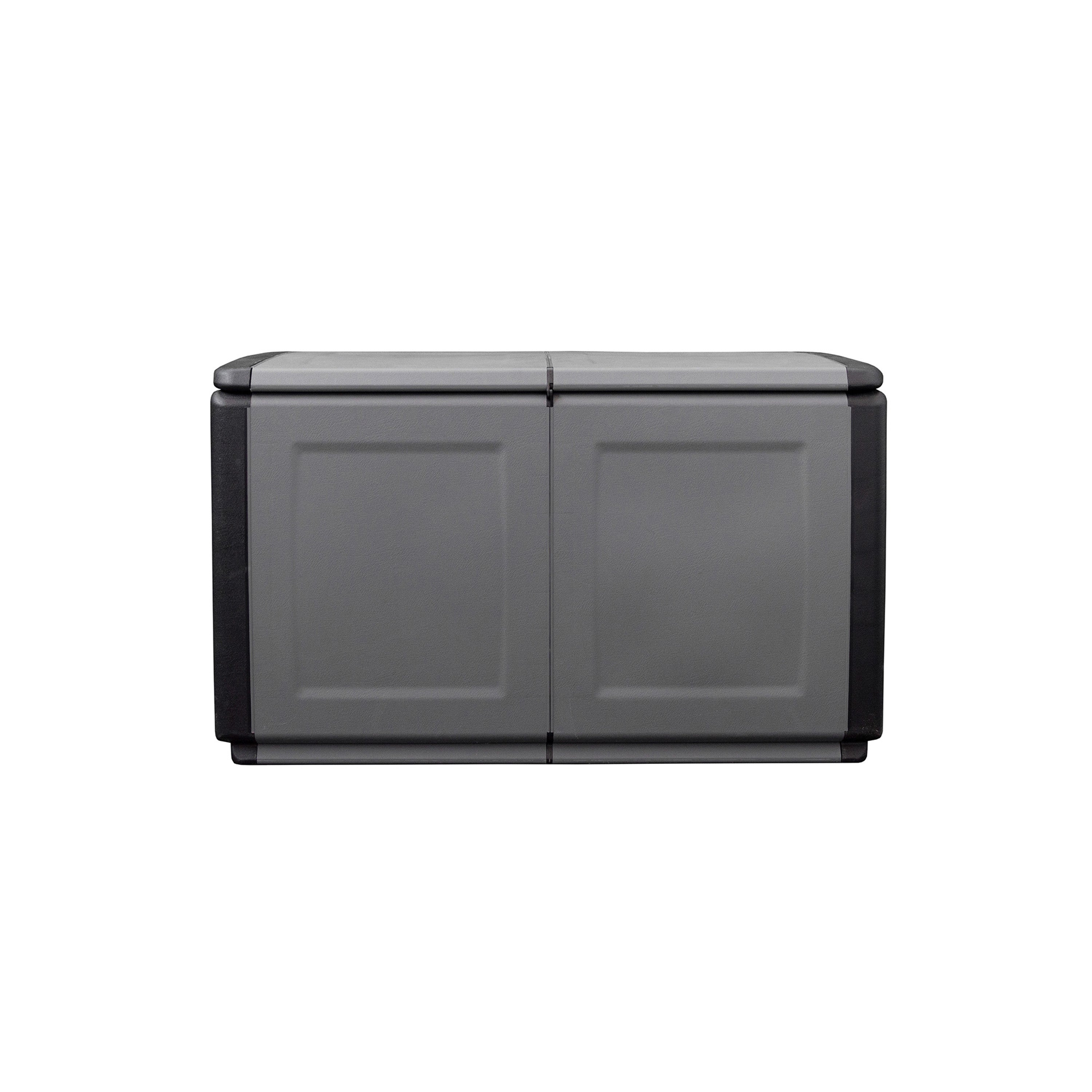 BAULE PORTATUTTO cm  96 x 53 x H 57 - GRIGIO/NERO  - ARTPLAST