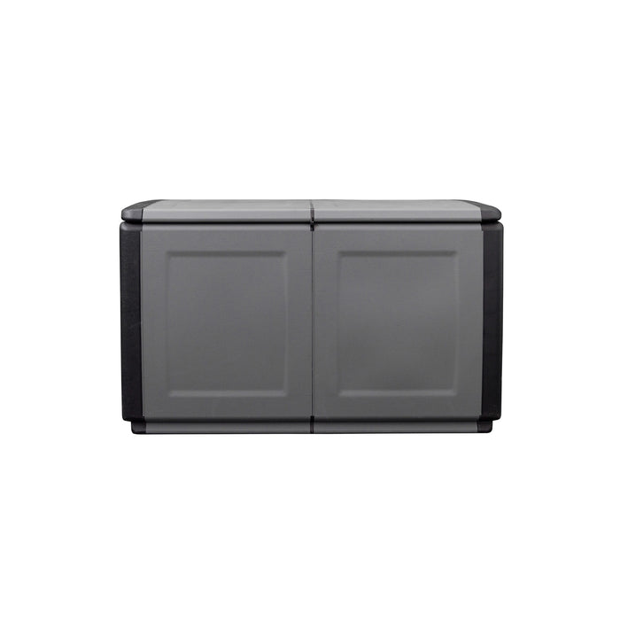 BAULE PORTATUTTO cm  96 x 53 x H 57 - GRIGIO/NERO  - ARTPLAST