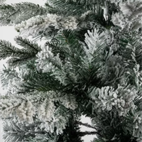 Albero di natale artificiale innevato alaska elegante e resistente *** misura h 210, confezione 1