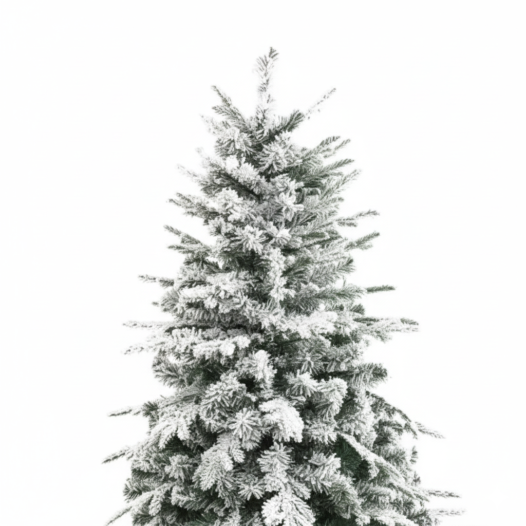 Albero di natale artificiale innevato alaska elegante e resistente *** misura h 180, confezione 1