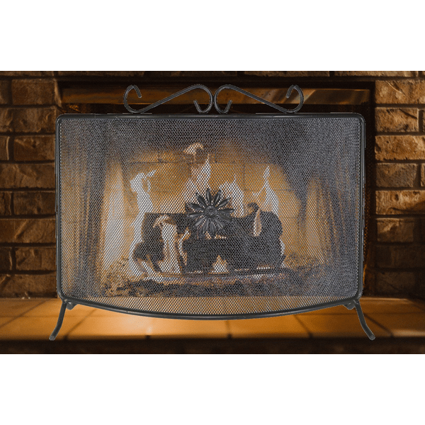 PARASCINTILLE FISSO CURVO cm 60x45h - MADE IN ITALY