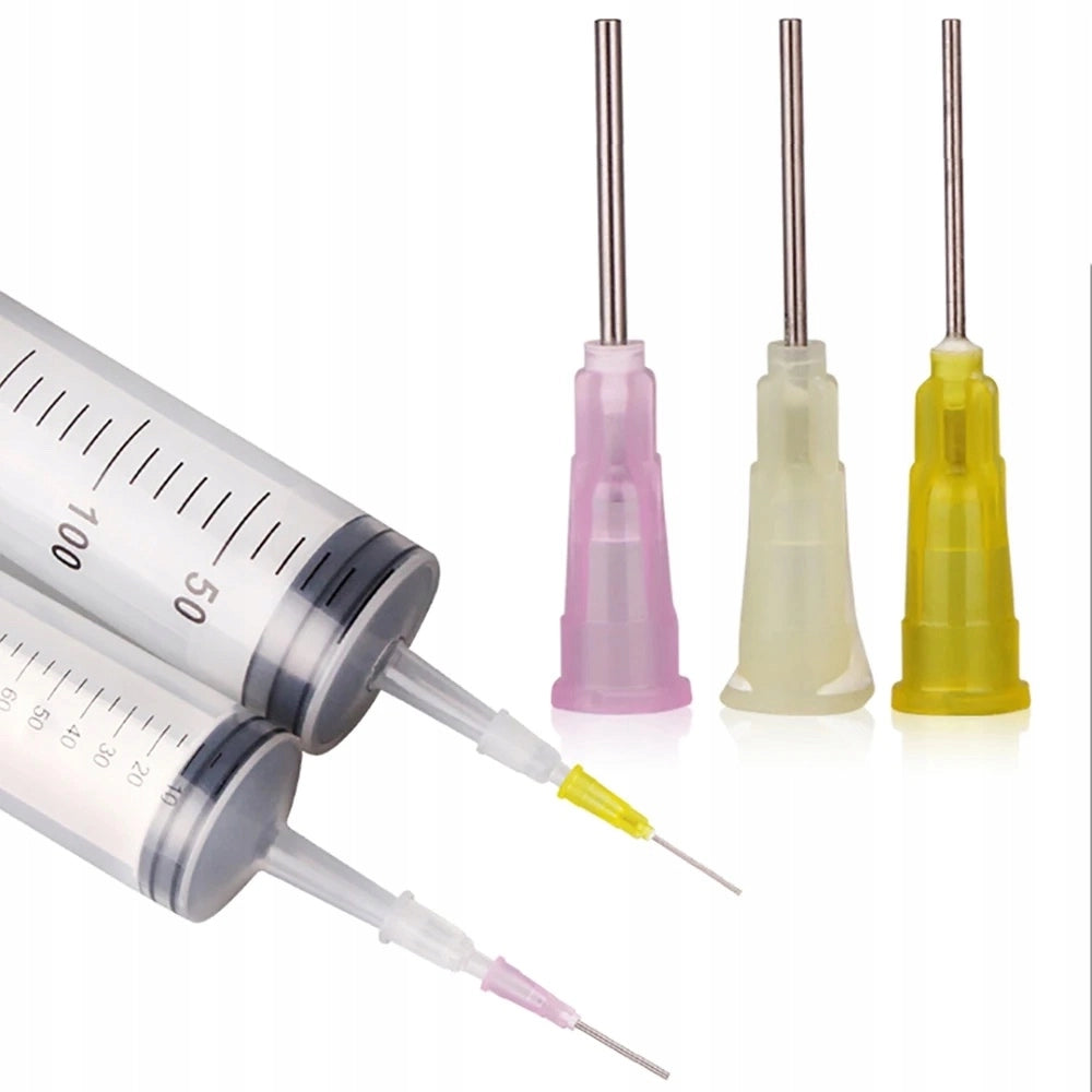 Ago Dosatore Dritto 21G 0,51mm – Precisione e Riutilizzabile | Ø Interno 0,51mm, Ø Esterno 0,82mm, Lunghezza 30mm