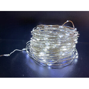 CATENA LUMINOSA  180 GOCCE LED C/GIOCHI BIA FREDDO- 1,0 pz