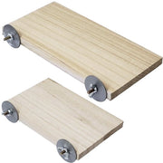 Set di Salto per Piccoli Animali - Piattaforma in Legno - Sicura per i Piccoli - Per Hamster e Chinchilla - Installazione Facile - Piattaforma di Gioco