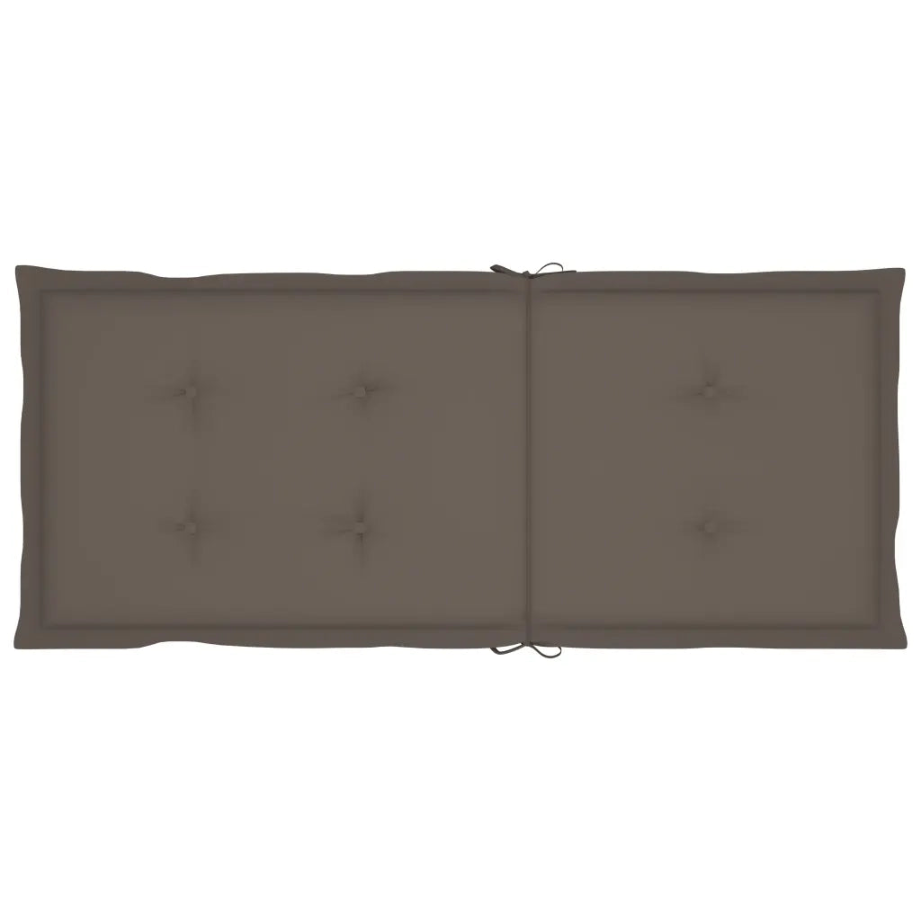 Sedie da Giardino Reclinabili 3 pz con Cuscini Massello Acacia 3064736