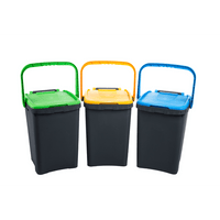 PATTUMIERA ECOPLUS 20 lt - cm 34,5x34,5x34,5h