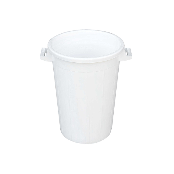 BIDONE PER RIFIUTI BIANCO 50 lt - Ø 44x45h