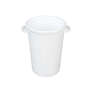 BIDONE PER RIFIUTI BIANCO 50 lt - Ø 44x45h