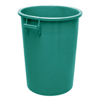 BIDONE PER RIFIUTI VERDE 50 lt - Ø 40x47,5h