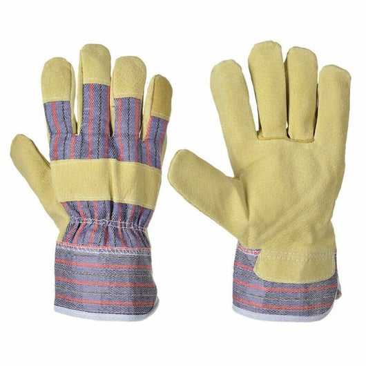 GUANTO CROSTA MAIALE/TELA Tg. 10 - 12 pezzi